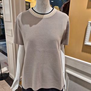 [BCBG] 비씨비지 가을24 넥크 포인트 니트 B4C7K405
