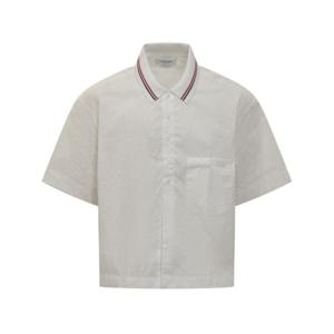 톰브라운 반팔 셔츠 MWS317CF0009 100 WHITE