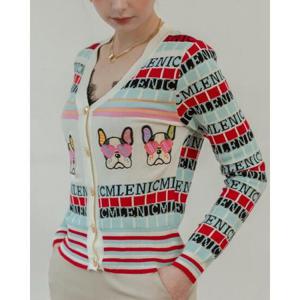 르니앤맥코이 세이브존05 컬러 도그 브이넥가디건 MK10CD001