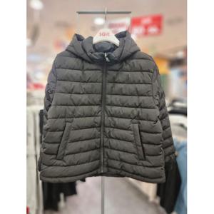 주)소이 세이브존01 여아 블랙 크롭 경량 점퍼 22W0151