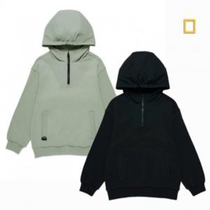 내셔널지오그래픽키즈  (K251UHD210) 어드벤처 우븐믹스 HOODY 긴팔 후드 티셔츠