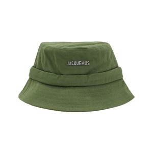 자크뮈스 르 밥 가조 노티드 버킷햇 카키 223AC001 5012 560