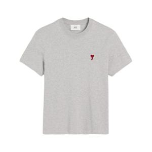 아미 반팔 티셔츠 BFUTS0357240951 HEATHER ASH GREY DOM