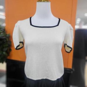 파파야 DP01 스퀘어 넥 반팔티 PNPRKT005B