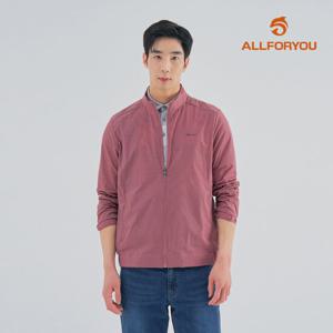 [올포유] [모델착장] 남성 니트 배색 패턴 점퍼 AGJUM3311-403