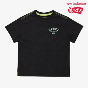 [뉴발란스]뉴발란스 키즈 서핑 그래픽 반팔티 NK9EE3703U-19 반