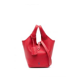 [RALPH LAUREN] 여성 숄더백 스몰 폴로 플레이 토트 백 428944657006 600 레드 /9