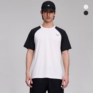 [25SS][다이나핏 공식](택가69,000원) 남성 티에이알 배색 러닝 반팔티_YMM25268