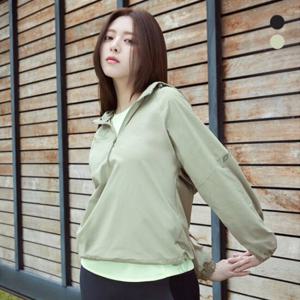 [25SS][다이나핏 공식](택가159,000원) 여성 스플릿 긴팔 아노락 자켓_YWM25138