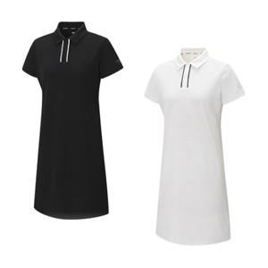 [25SS][다이나핏 공식](택가119,000원) 여성 에이비티 반팔 폴로 원피스_YWM25W01