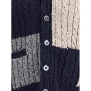 THOM BROWNE Intarsia Cardigan MKC605AY1032_978