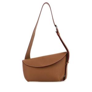 ALEXANDER MCQUEEN Caramel large Sling T-Bar crossbody bag 8399881VDBF 2116