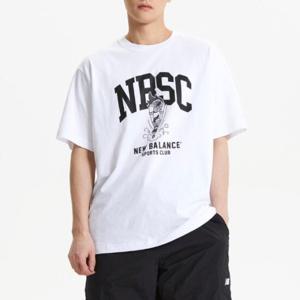 뉴발란스반팔티 EQS NBNEF21533-10 UNI NBSC 바스켓볼 그래픽 반팔티 (SEMI OVER FIT)