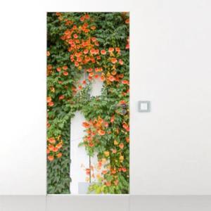 아트박스/꾸밈 gb808-활짝핀능소화_현관문시트지