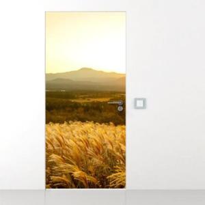아트박스/꾸밈 gb853-황금빛들판의풍경_현관문시트지