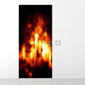 아트박스/꾸밈 gb248-활활타는불_현관문시트지
