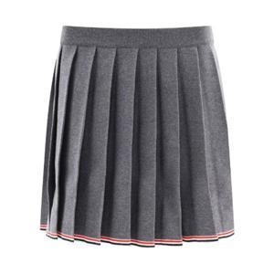 Thom Browne 플리츠 풀 니들 니트 스커트 FKK116AY1002 035 TP934803830