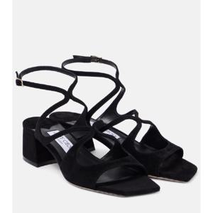 25 SS 지미추 Azilia 45 스웨이드 샌들 TP556364356