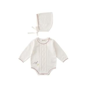 M밍크뮤D 25FW (IV)쁘띠덧수니트바디슈트 모자보넷세트 (35A1260402)