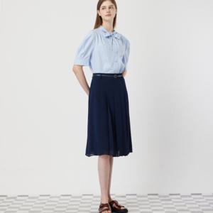 [씨씨콜렉트] 인버티드 플리츠 미디 스커트