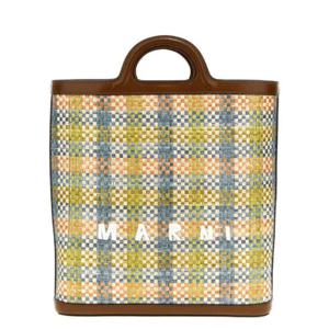 Marni Tropicalia 체크 토트백 SBMP0179U5P6744 ZO754 TP944022792