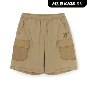 [MLB키즈 공식] 25SS 스트릿 베이직 포켓배색 우븐 팬츠 BOS (Sand) 7ASMB1153-43SAS