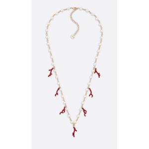 크리스챤디올 목걸이 팬던트 N2111WOMRS 068 GOLD CORAL 068