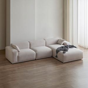 라자가구 비바 도아 패브릭 4인용 카우치 소파 LCW225