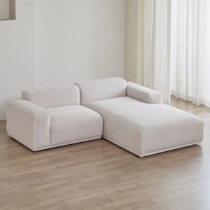 라자가구 비바 도아 패브릭 3인용 카우치 소파 LCW222