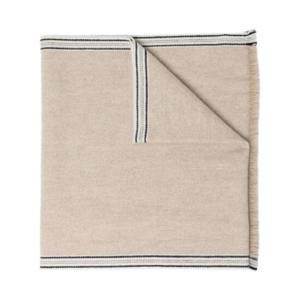 25 SS Brunello Cucinelli 스트라이프 보더 캐시미어 스카프 MSC667AGCO162 TP432367853