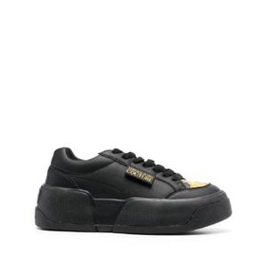25 SS 베르사체진스꾸뛰르 로고 패치 라운드 토 스니커즈  75VA3ST2ZP305 TP432294024