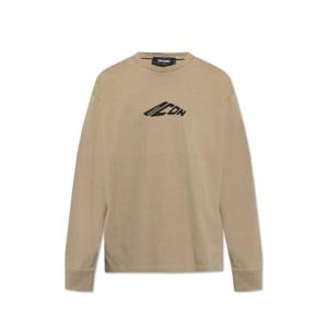Dsquared2 로고 프린트 긴팔 티셔츠 S79GC0099D20033 114 TP944376682