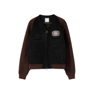 우영미 스웨이드 집업 자켓 네이비   25SS W251LJ02653N