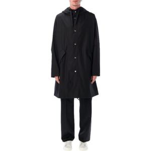 질샌더 블랙 후드 W 파카 J23AA0008J45026 001