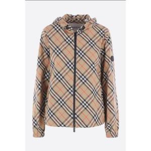 BURBERRY giacca a vento in nylon Check 8110301B9368