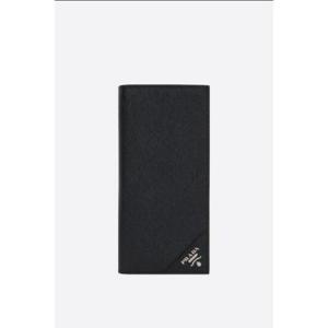 PRADA portafogli verticale in pelle Saffiano 2MV836QMEF0002