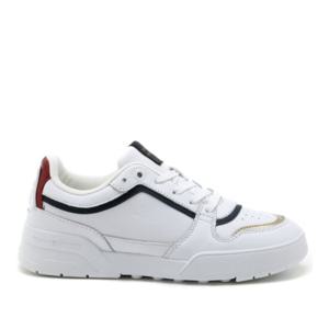 타미힐피거 로우 TH 바스켓 스니커즈 FW0FW070240K9 WHITE