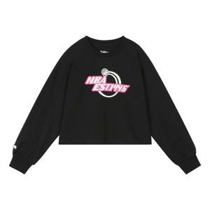 [NBA KIDS]NBA 여아 로고 포인트 크롭 맨투맨(K241TS640P)