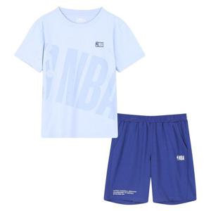 [NBA KIDS]NBA 빅로고 반팔 라운지 세트(K222ST995)