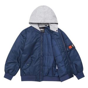 [NBA KIDS]NBA 스포츠 MA-1 후디 패딩 점퍼(K223JP110P)