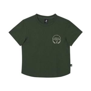 M 캉골반팔티 CQK KREW-ST27990FO 우먼스 라우렐 티셔츠 2799 포레스트