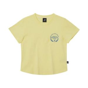 M 캉골반팔티 CQK KREW-ST27990LE 우먼스 라우렐 티셔츠 2799 레몬