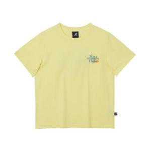 M 캉골반팔티 CQK KREW-ST28000LE 우먼스 애슬리트 티셔츠 2800 레몬