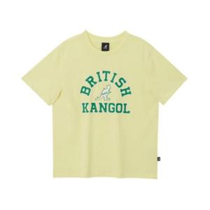 M 캉골반팔티 CQK KREW-ST27910LE 우먼스 플레이 로고 티셔츠 2791 레몬