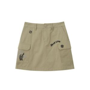 M 캉골반바지 CQK KREW-SK81180BE iscream 캉골 카고 스커트 8118 베이지