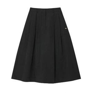 M 캉골반바지 CQK KREW-SK81160BK 우먼스 플레이드 롱스커트 8116 블랙