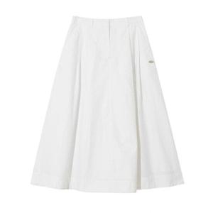 M 캉골반바지 CQK KREW-SK81160WH 우먼스 플레이드 롱스커트 8116 화이트