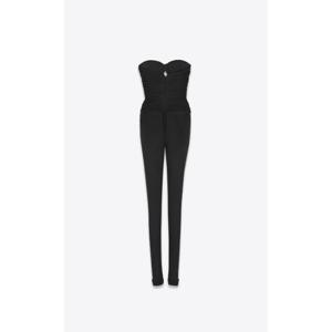 생로랑 점프수트 710511Y5F631000 Black