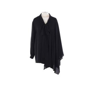발렌시아가 긴팔 티셔츠 839280TIN131000 Black