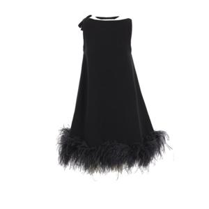 발렌티노 가라바니 미디 원피스 5B3VA9P08HF0NO Black